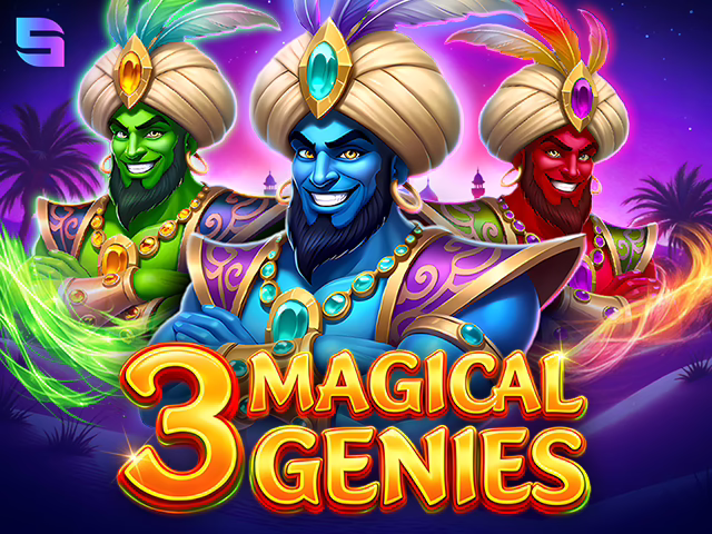 3 Magical Genies slot by Spinomenal - 96.11% RTP