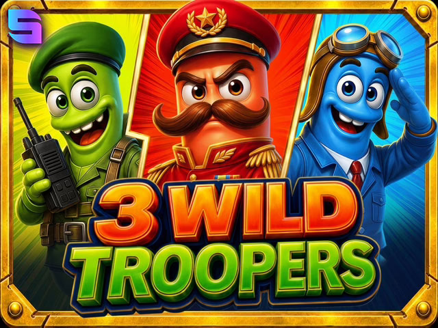 3 Wild Troopers slot by Spinomenal - 96.11% RTP