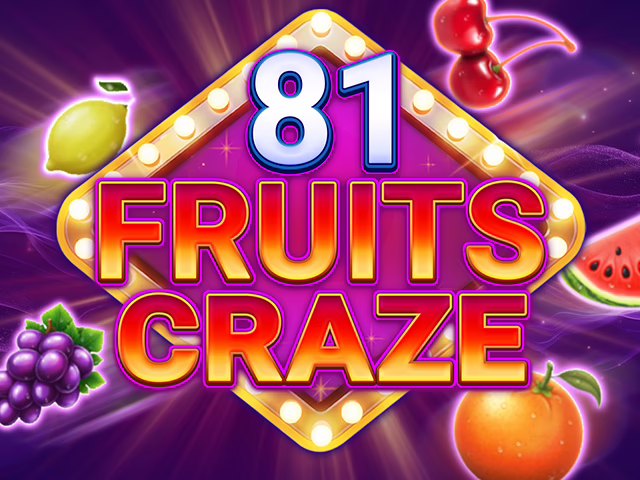 81 Fruits Craze slot by Spinomenal - 96.17% RTP