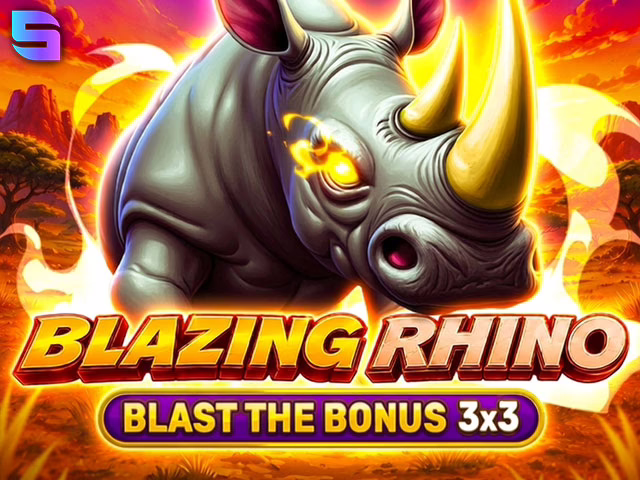 Blazing Rhino - Blast The Bonus 3x3 slot by Spinomenal - 96.13% RTP