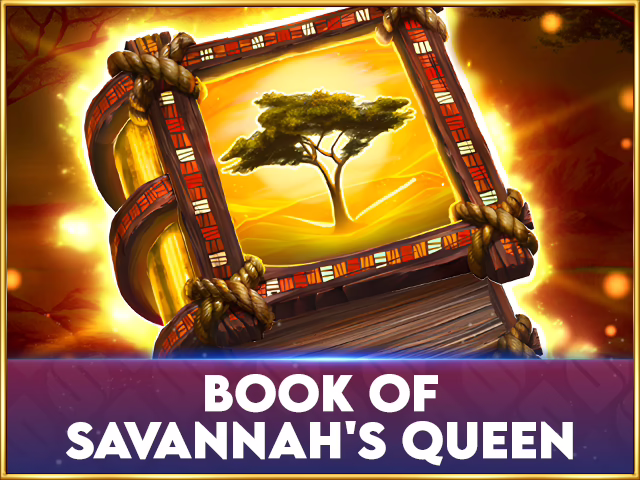 Book of Savannah's Queen slot by Spinomenal - 96.01% RTP