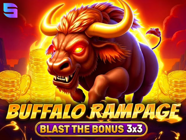 Buffalo Rampage - Blast The Bonus 3x3 slot by Spinomenal - 96.13% RTP