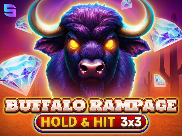 Buffalo Rampage Hold & Hit 3x3 slot by Spinomenal - 96.28% RTP