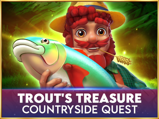 Trout's Treasure Countryside Quest slot by Spinomenal - 96.2% RTP