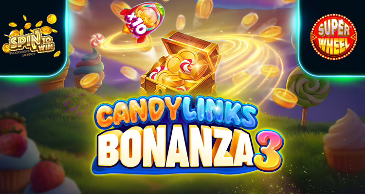 Candylinks Bonanza 3 slot by Stakelogic - 95.99% RTP