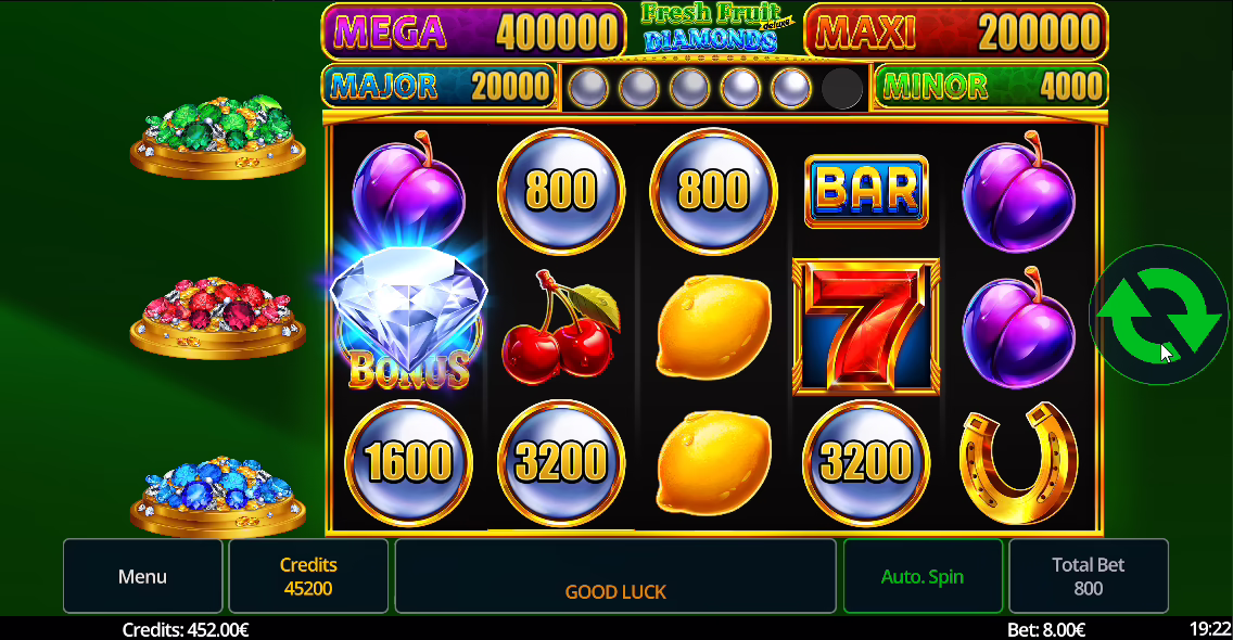 Fresh Fruit Deluxe Diamonds screenshot 1