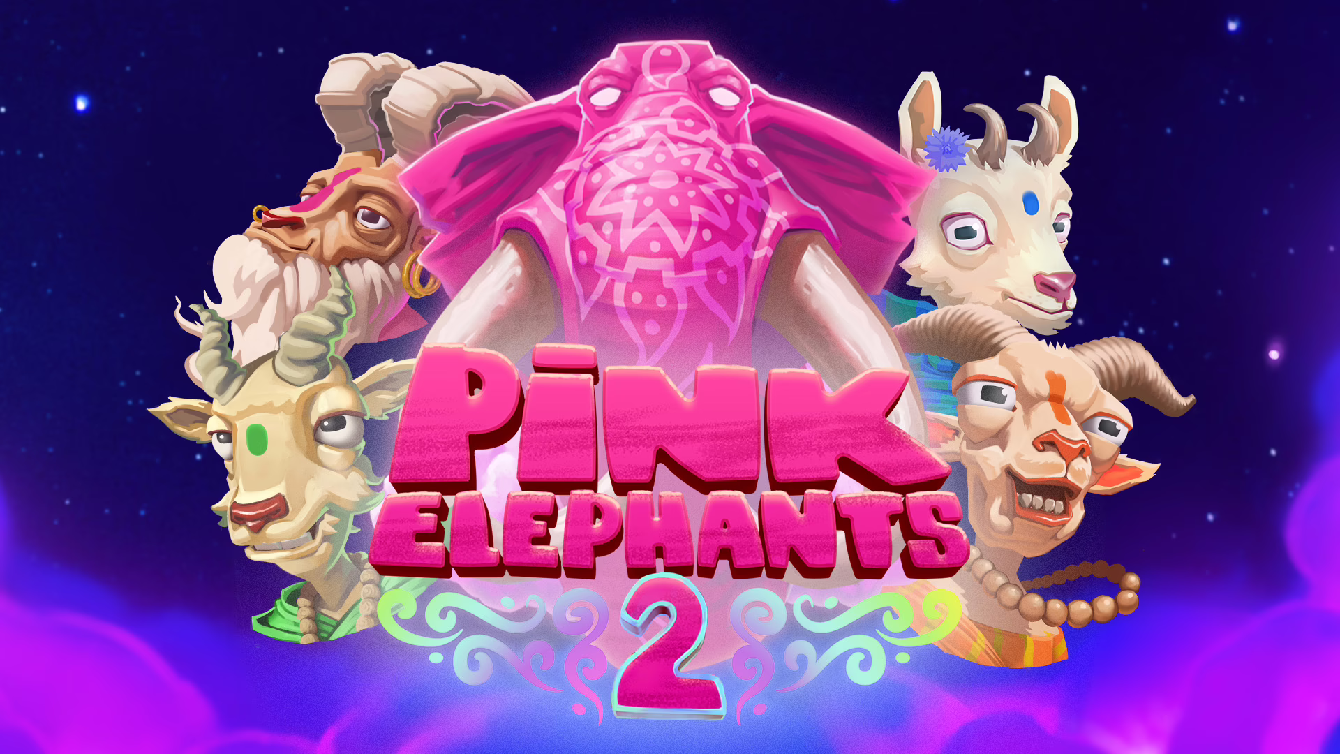 Pink Elephants 2 slot by Thunderkick - 96.13% RTP