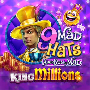 9 Mad Hats King Millions slot by Triple Edge Studios