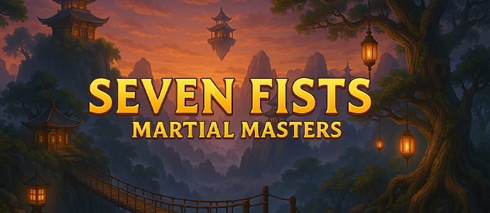 Seven Fists: Martial Masters slot by Urgent Games - 96.2% RTP