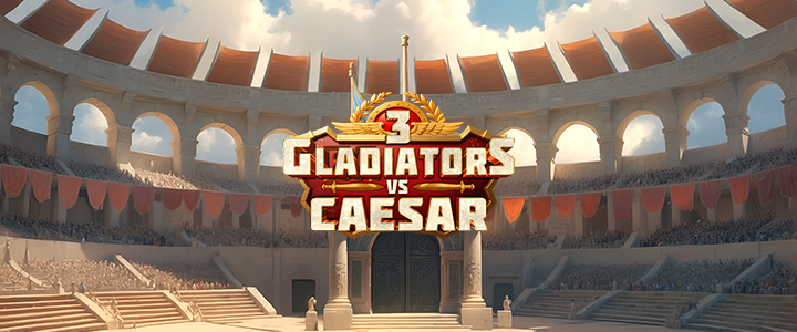 3 Gladiators Vs Caesar slot by Yggdrasil Gaming