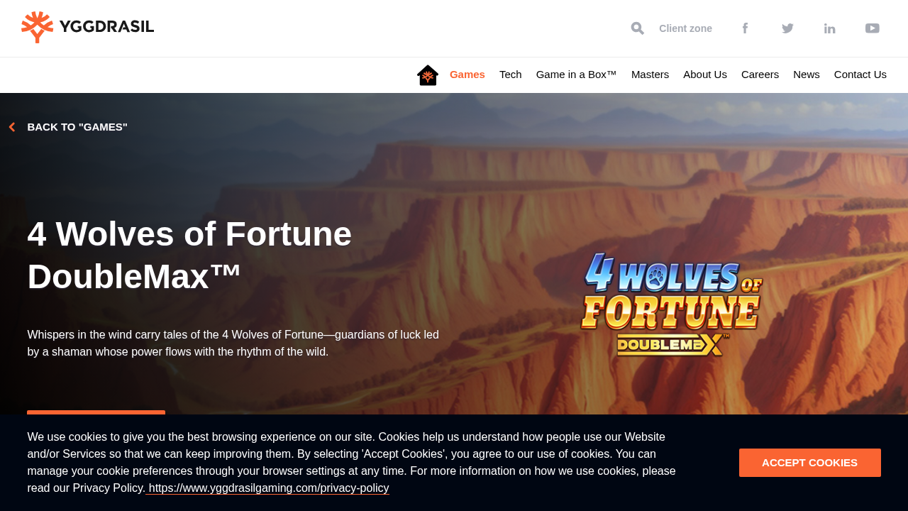 4 Wolves of Fortune DoubleMax™ screenshot 1