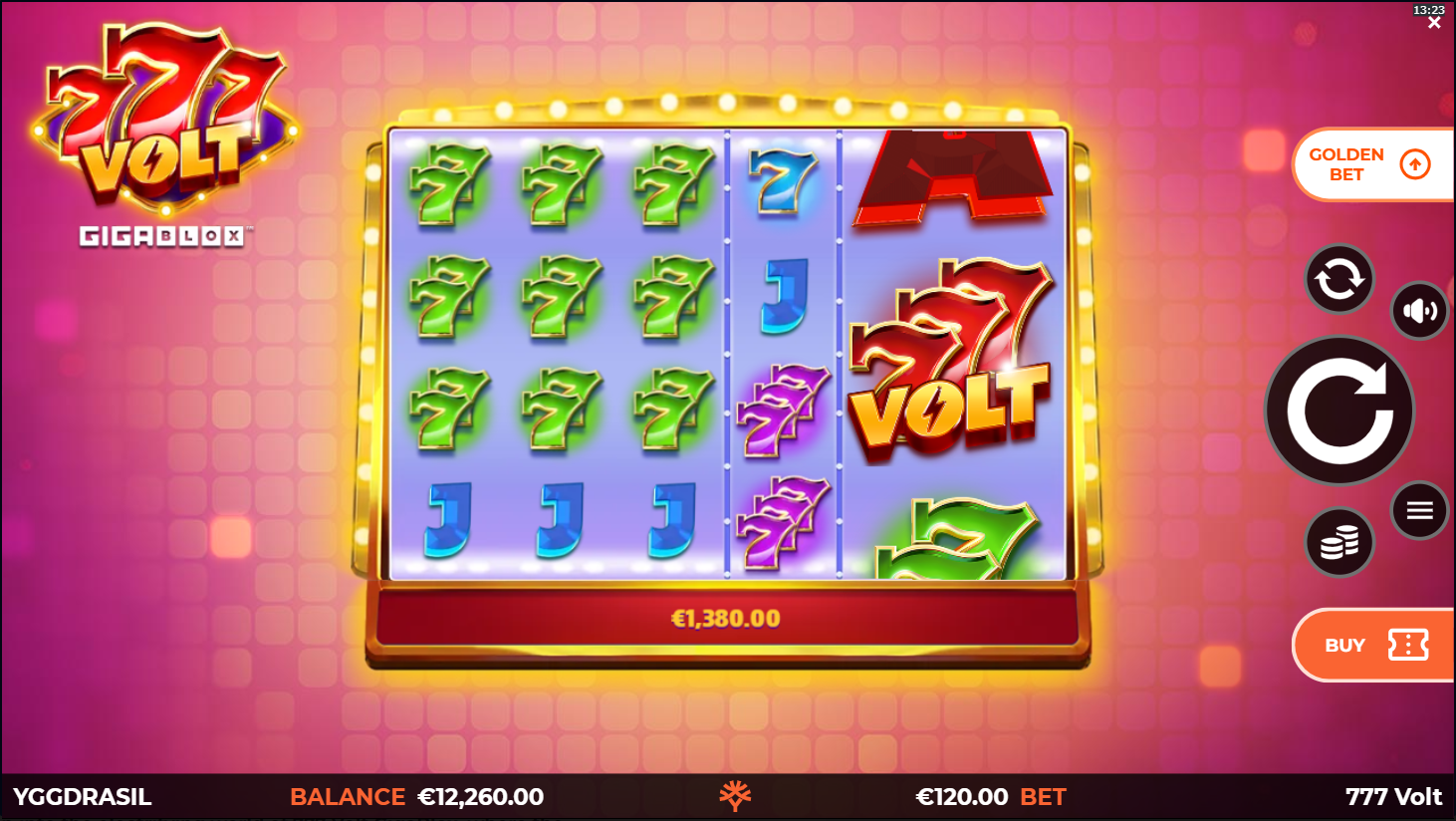 777 Volt GigaBlox™ screenshot 1