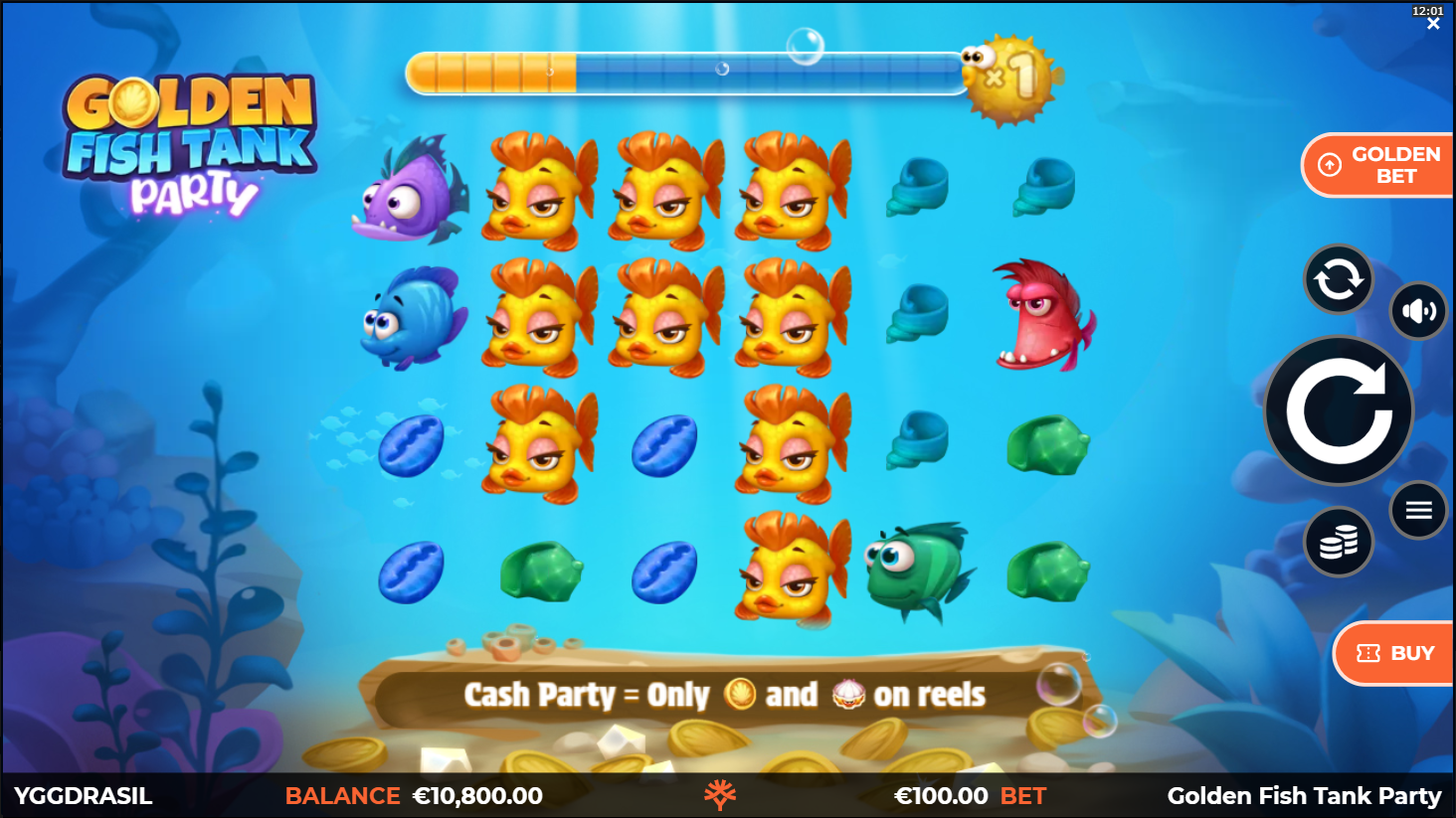 Golden Fish Tank Party screenshot 1