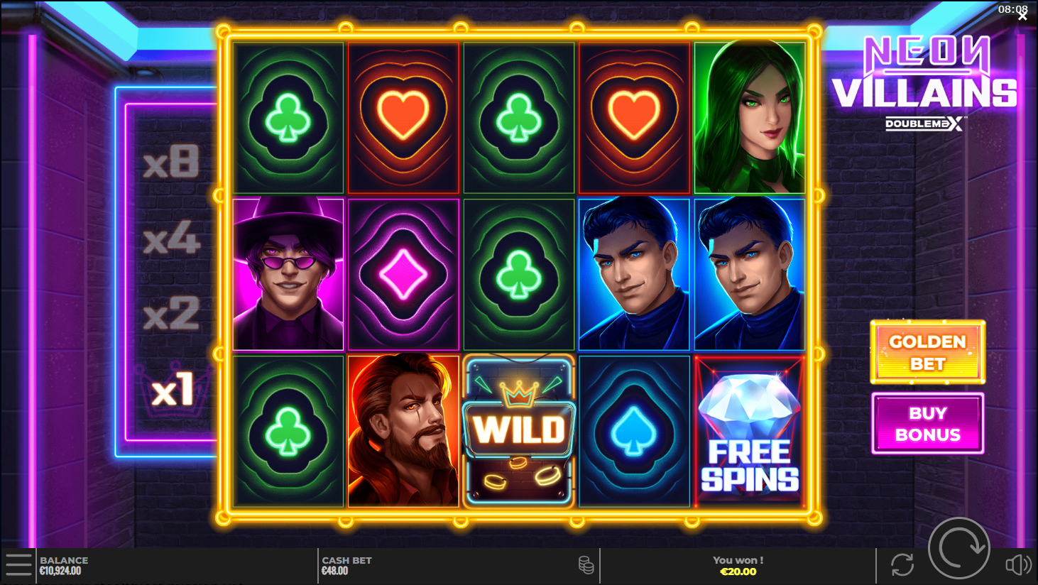 Neon Villains DoubleMax™ screenshot 1