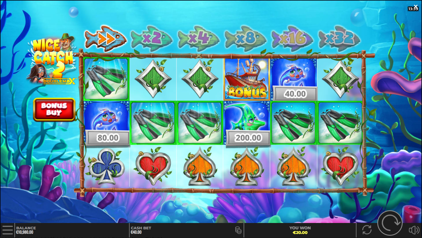 Nice Catch 2 DoubleMax™ screenshot 1