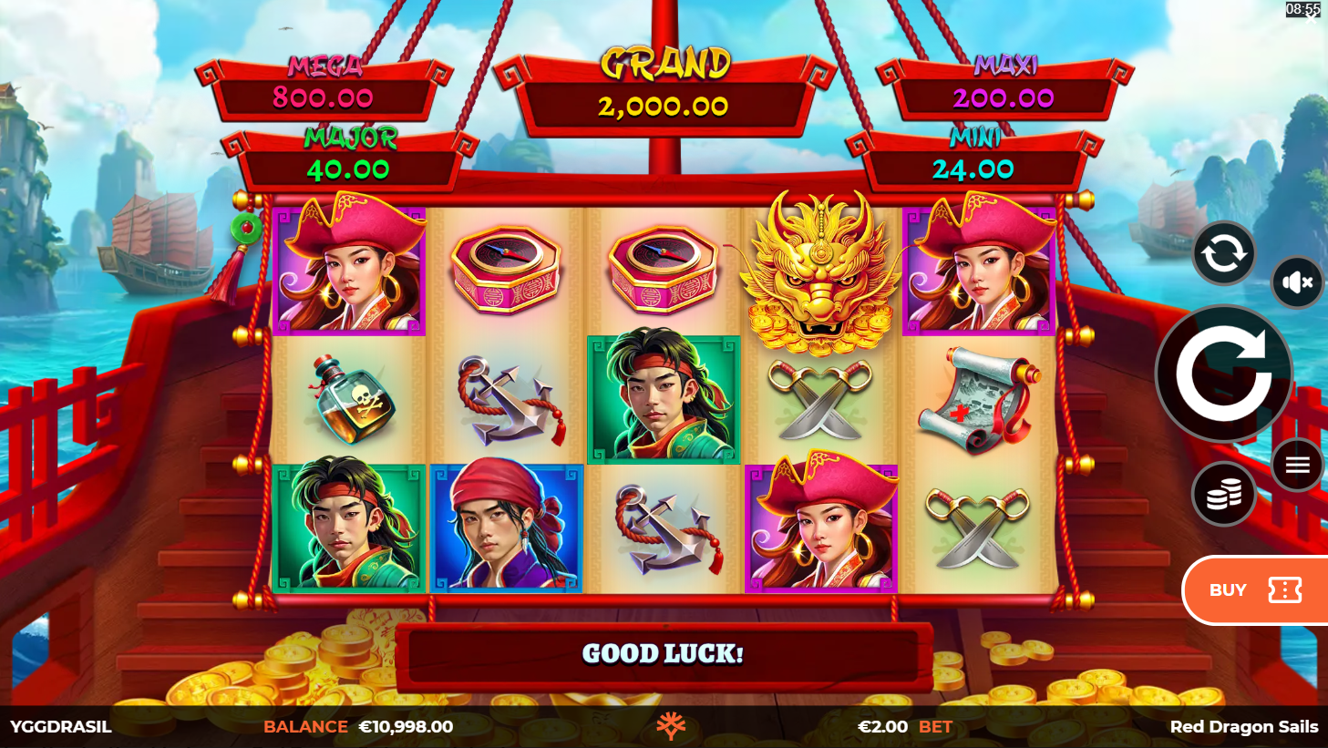 Red Dragon Sails screenshot 1