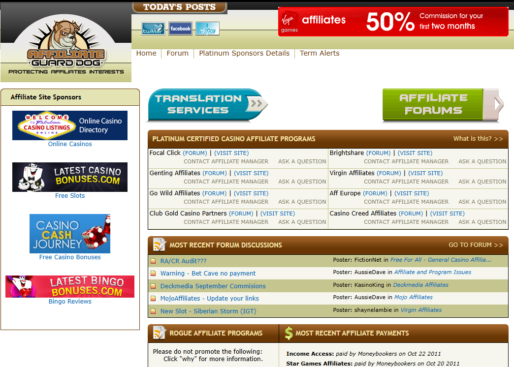 Affiliate Guard Dog 2011