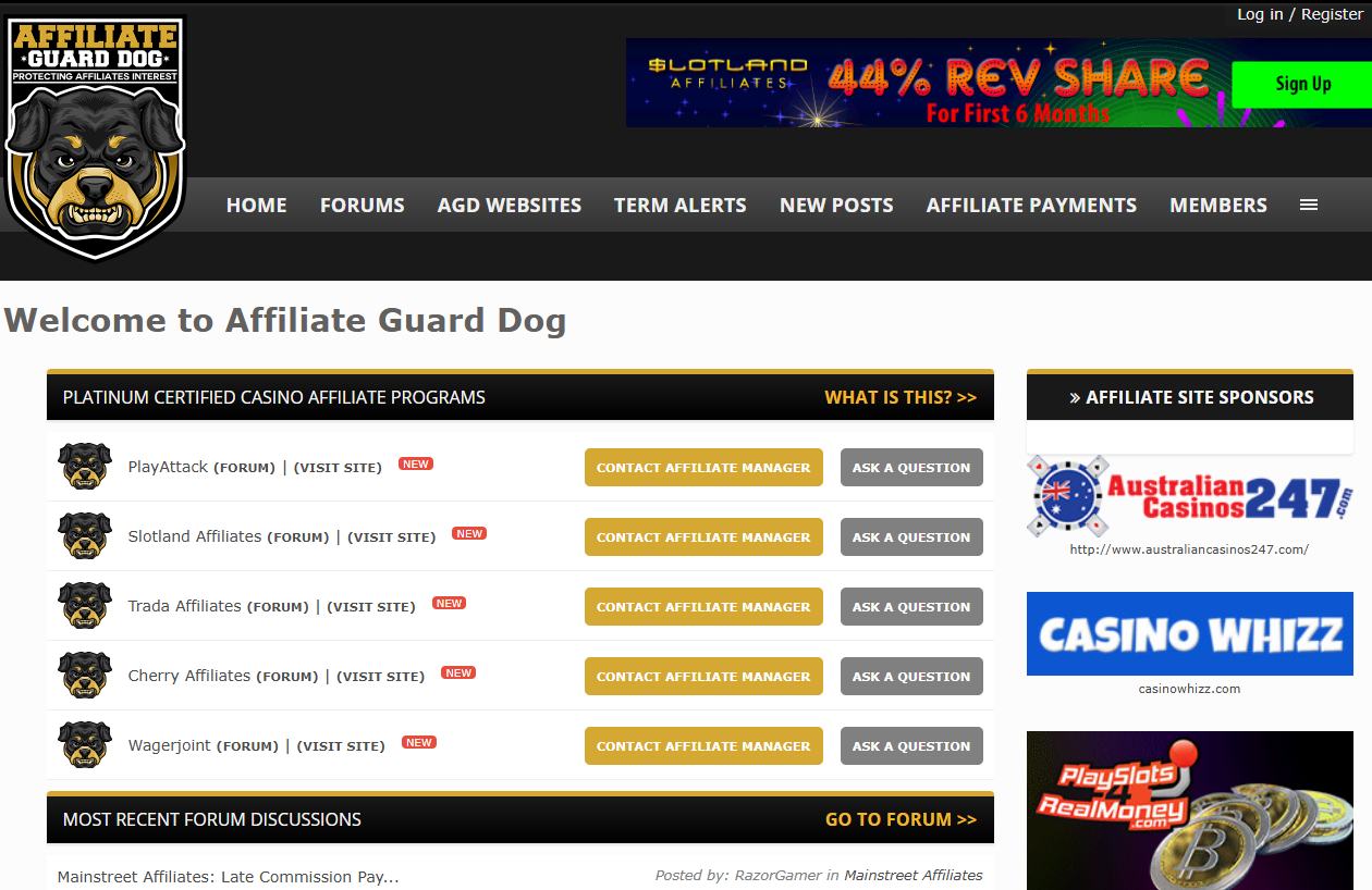 Affiliate Guard Dog 2018